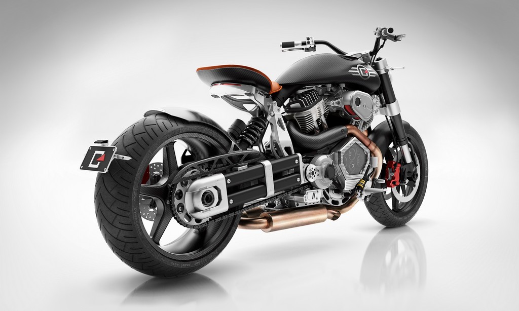 Confederate X132 Hellcat Speedster Tre Quarti Posteriore Sinistro