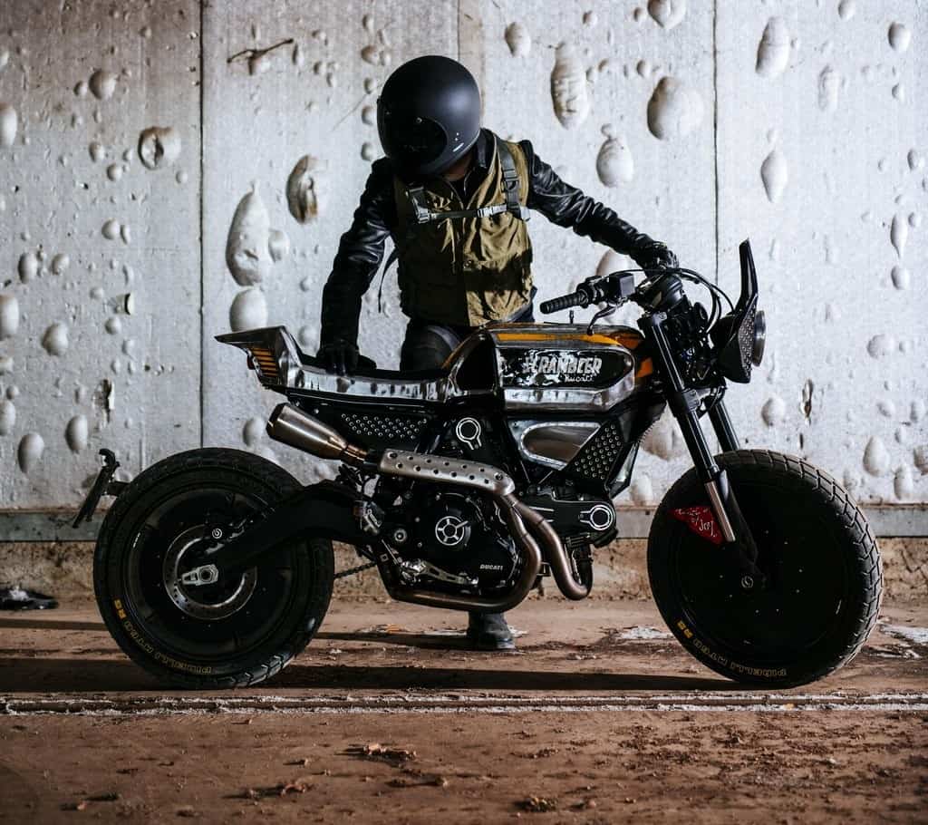 Ducati SC-Rumble Vibrazioni Art Design Lato