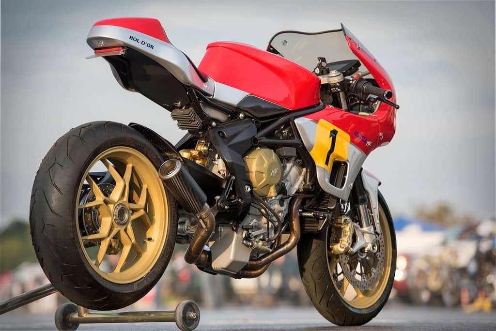 MV Agusta Nicholas' Bol d'Or WSM Tre Quarti Posteriore