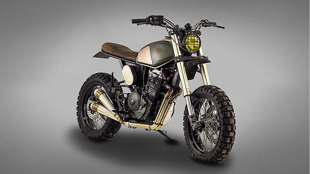 Honda 650 MUXIMA TonUp Garage Tre Quarti