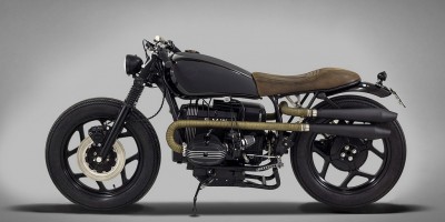 BMW R80 Indira Ton-Up Garage Lato Sinistro