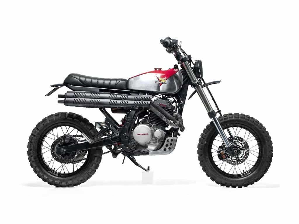 Honda NX650 Dominator Retro Scrambler