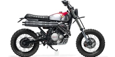 Honda NX650 Dominator Retro Scrambler