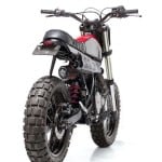 Honda NX650 Dominator Retro Scrambler Tre Quarti Posteiore