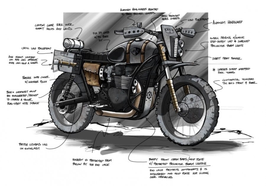 British Customs Furiosa Sketch